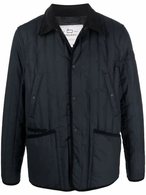 Woolrich x British Millerain Barrier quilted shirt jacket