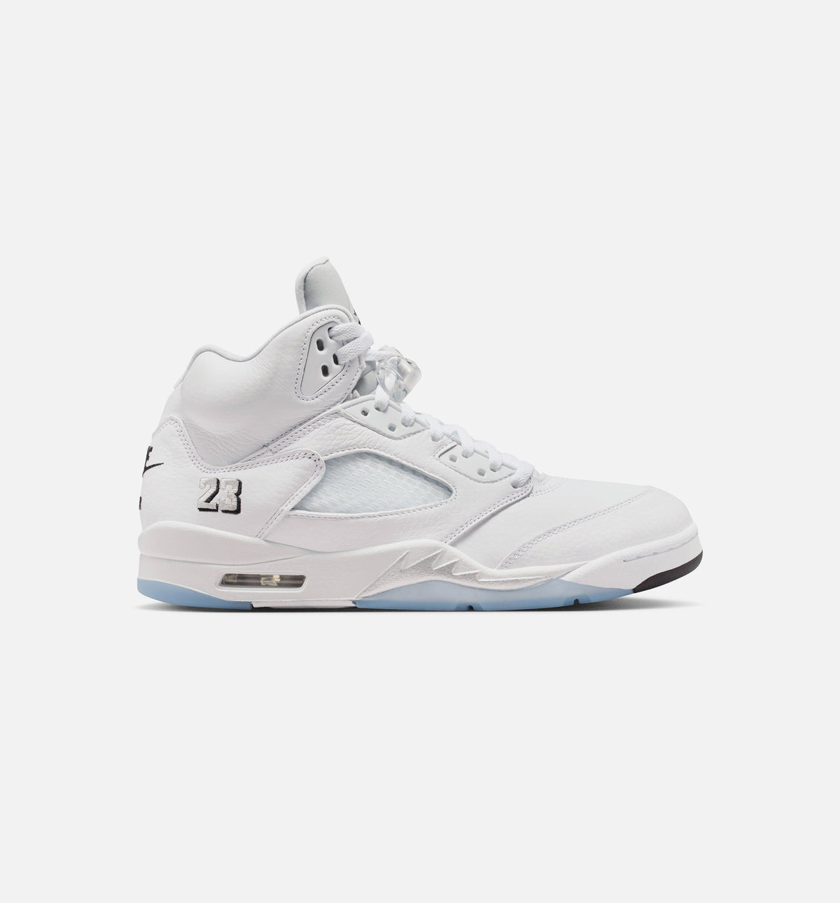 Air Jordan 5 Retro OG White Metallic Men's Shoe - White/Metallic Silver/Black