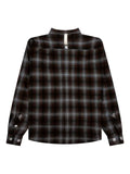 Advisory Board Crystals flannel plaid quilted shirt jacket