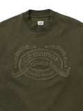 C.P. Company logo-embroidered crew-neck sweatshirt