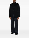 Zegna mandarin-collar patch-pocket jacket