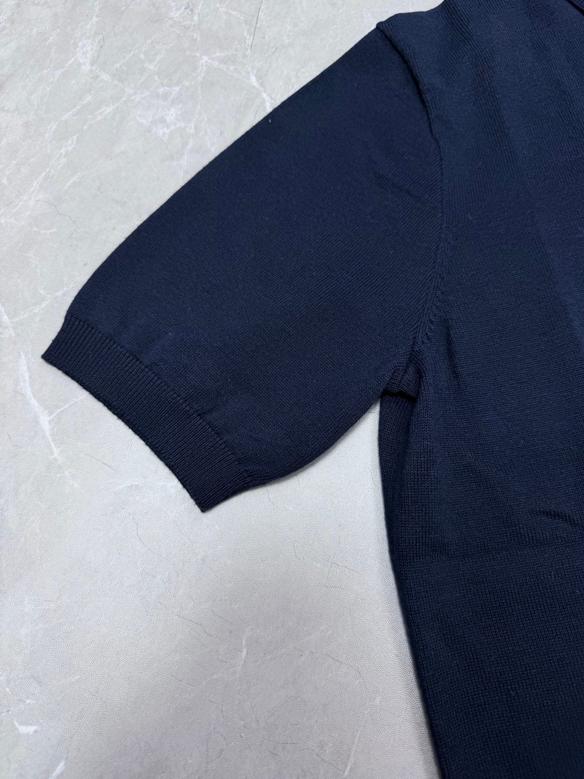 Ralph Lauren Men's Cable‑Knit Short‑Sleeve Polo Shirt