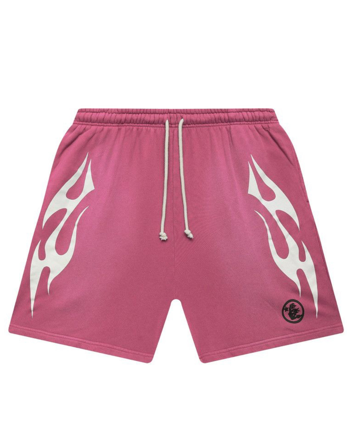 Hellstar Flame Shorts Pink