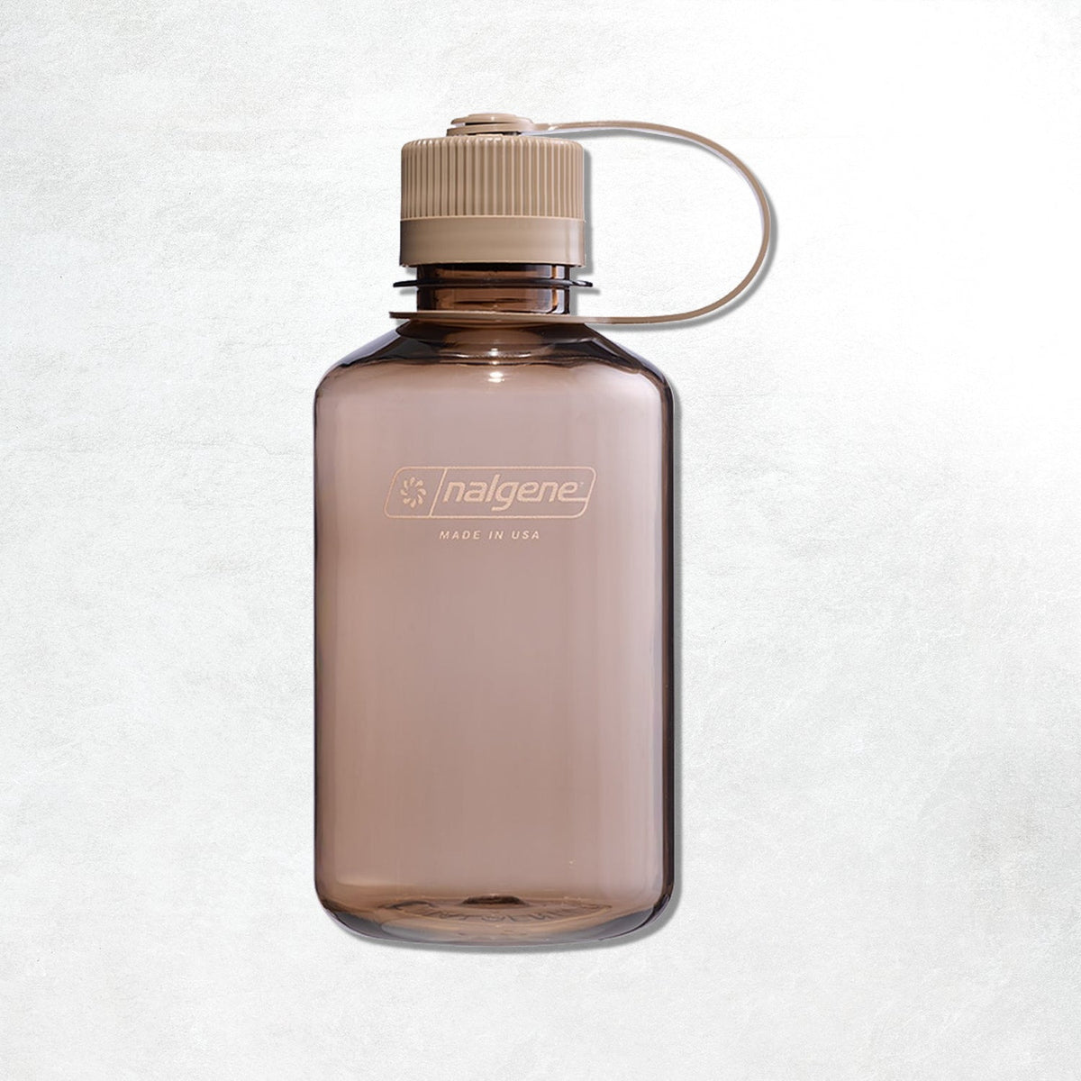 Nalgene 0.5L Narrow Mouth Tritan Sustain Water Bottle: Monochrome MOCHA