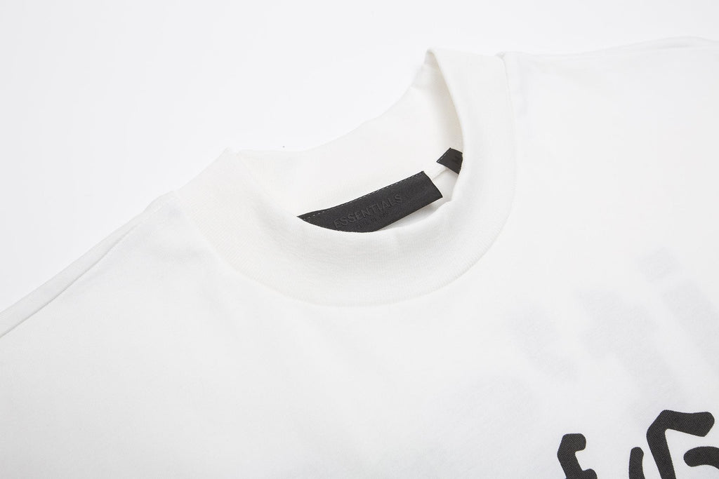 Fear of God Essentials Black College Graphic T-Shirt