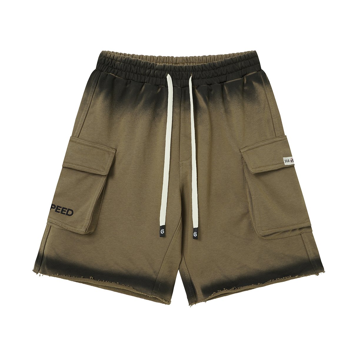Godspeed Embroidered Cargo Sweat Shorts