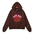 Repssneaker Sp5der Angel Number Hoodie Brown SS22